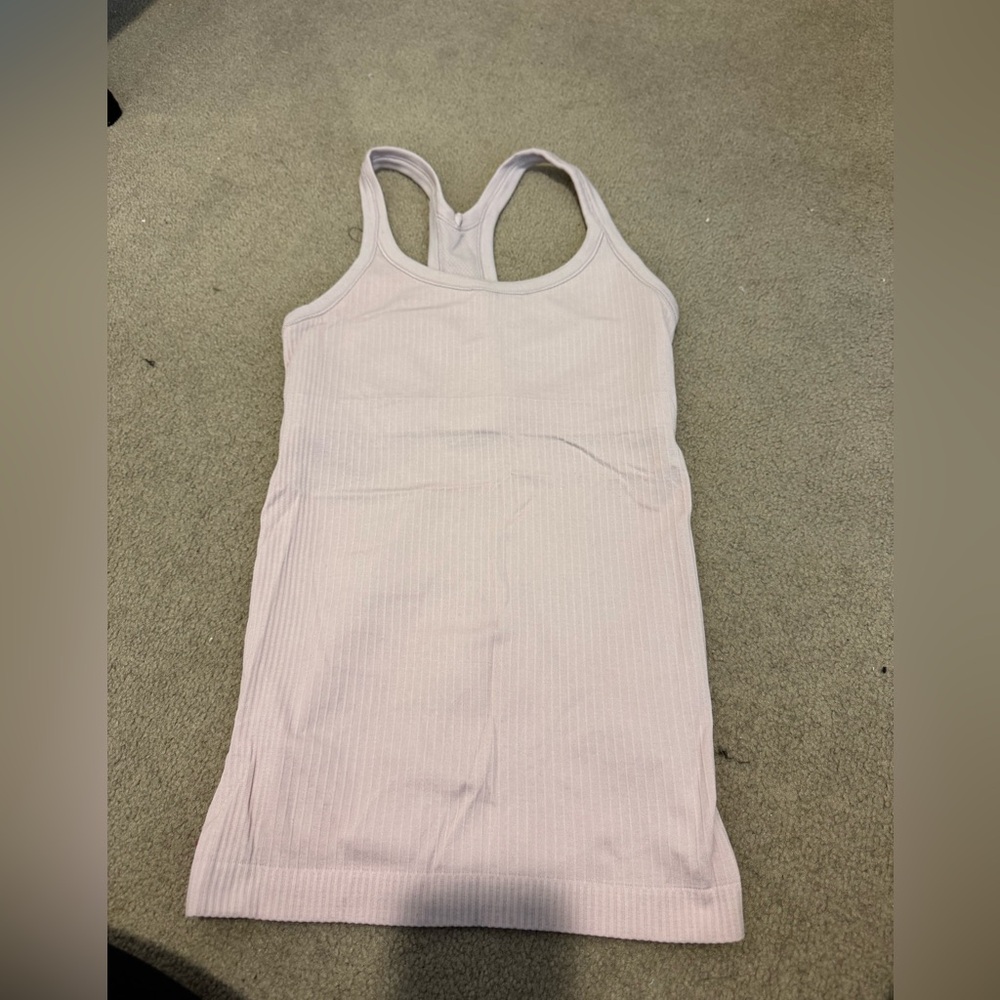 Lululemon Women's Ribbed Tank Top -with built in bra